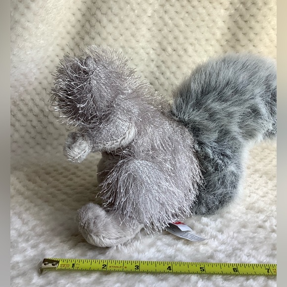 GANZ Webkinz HM203 Plush Grey Squirrel Stuffed Animal Toy No Code - Picture 15 of 16